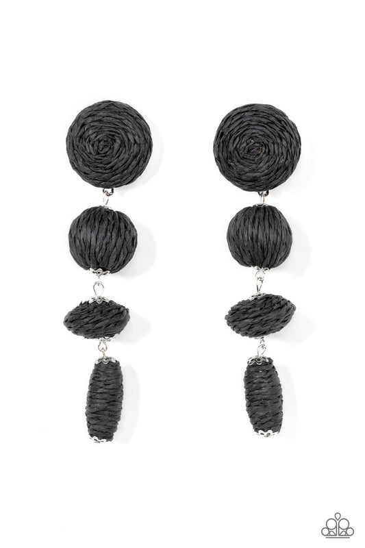 Twine Tango - Black - Paparazzi - Davetta Jewels