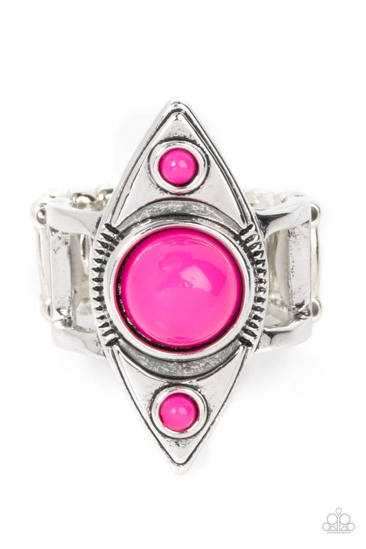 Pivoting Point - Pink -  Paparazzi - Davetta Jewels