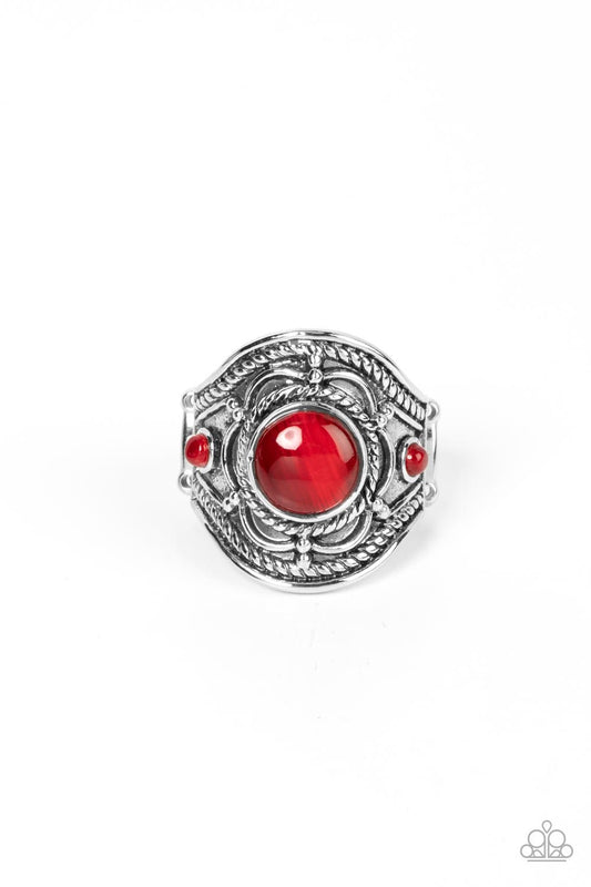 Exuberant Escapade - Red - Paparazzi - Davetta Jewels