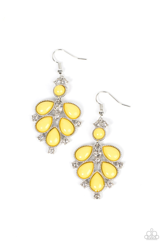 Transcendental Teardrops - Yellow - Paparazzi - Davetta Jewels