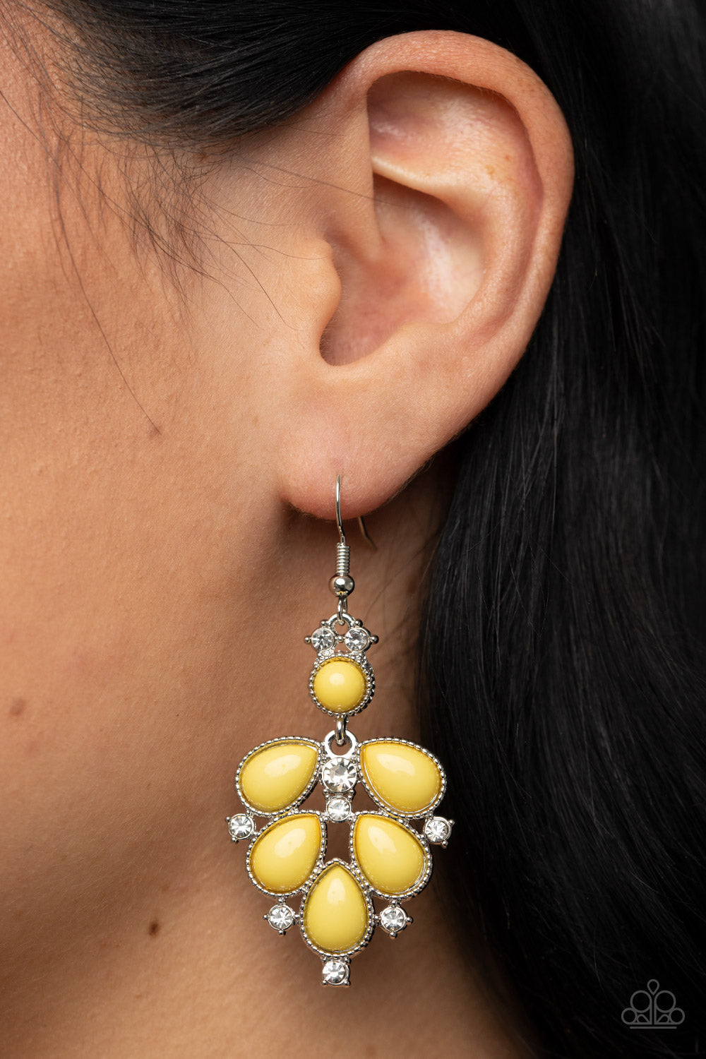 Transcendental Teardrops - Yellow - Paparazzi - Davetta Jewels