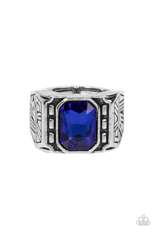 Metro Magnate - Blue -  Paparazzi - Davetta Jewels